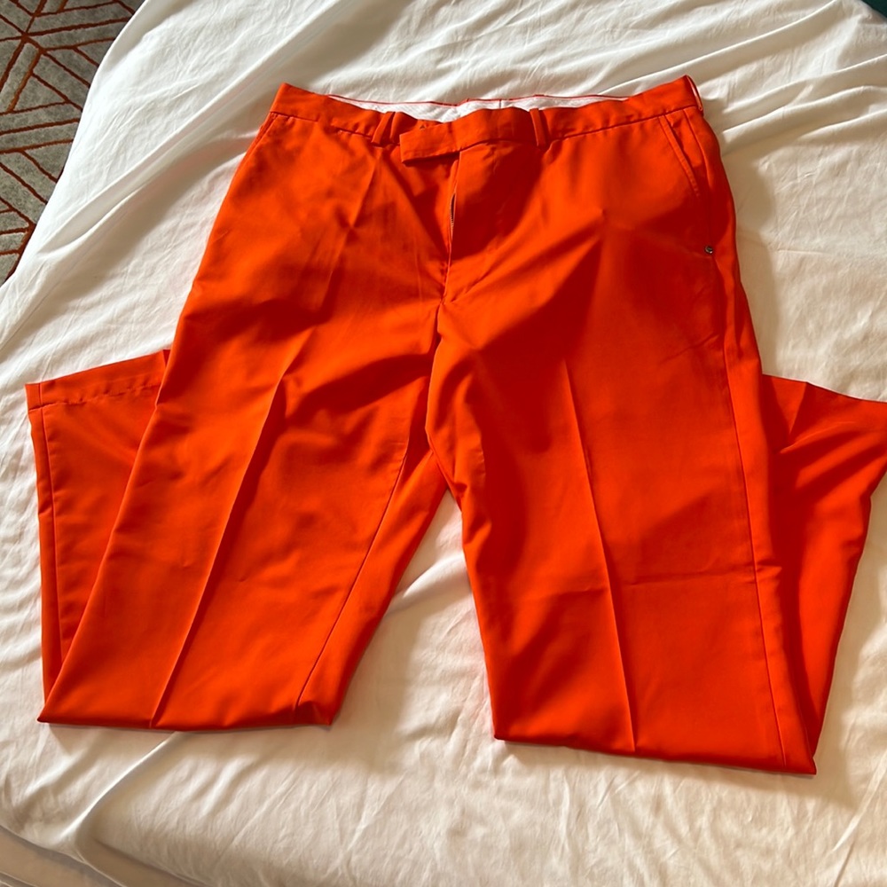 Orange Ralph Lauren RLX Golf Pants
